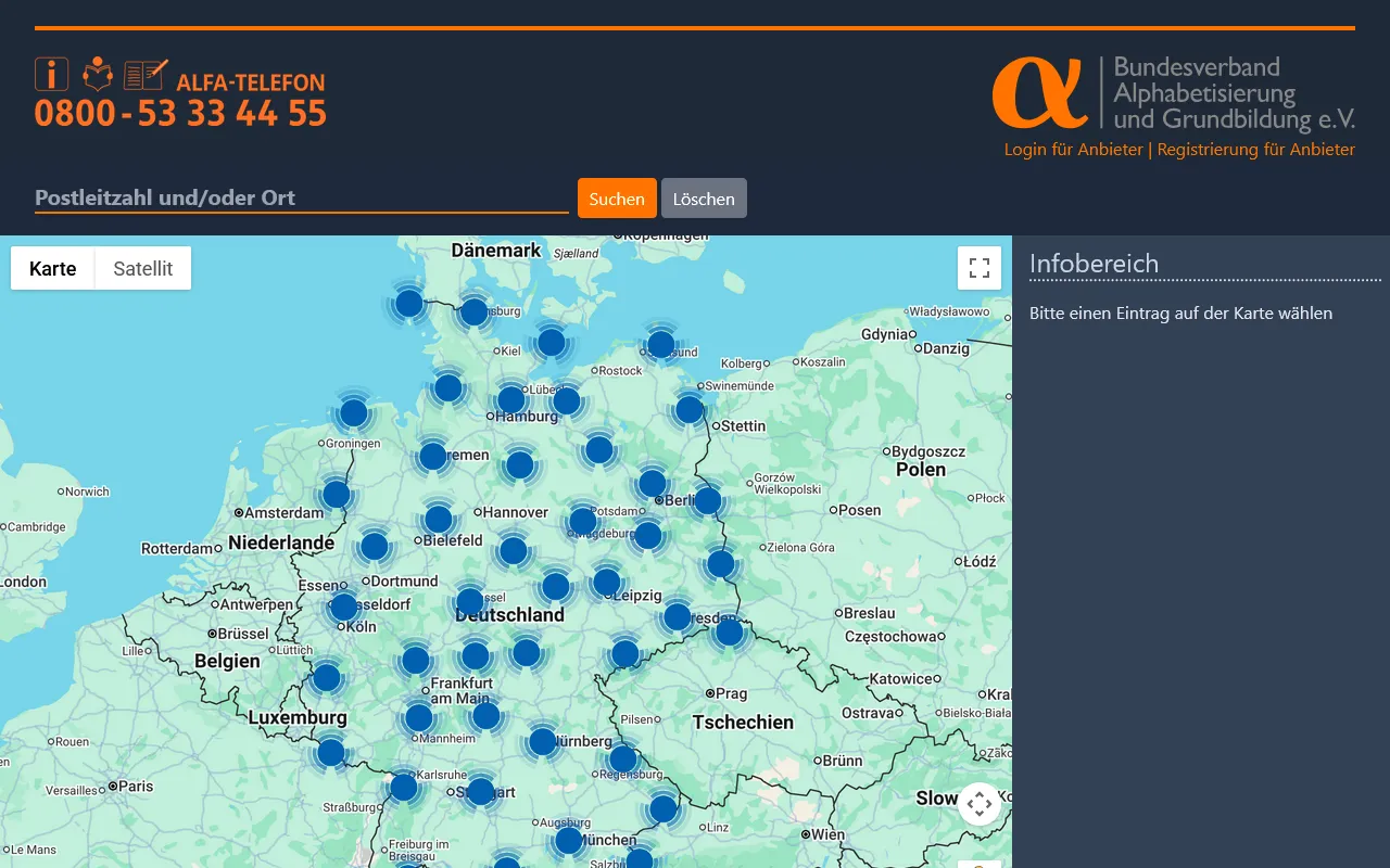 Bundesverband Alphabetisierung Kursdatenbank